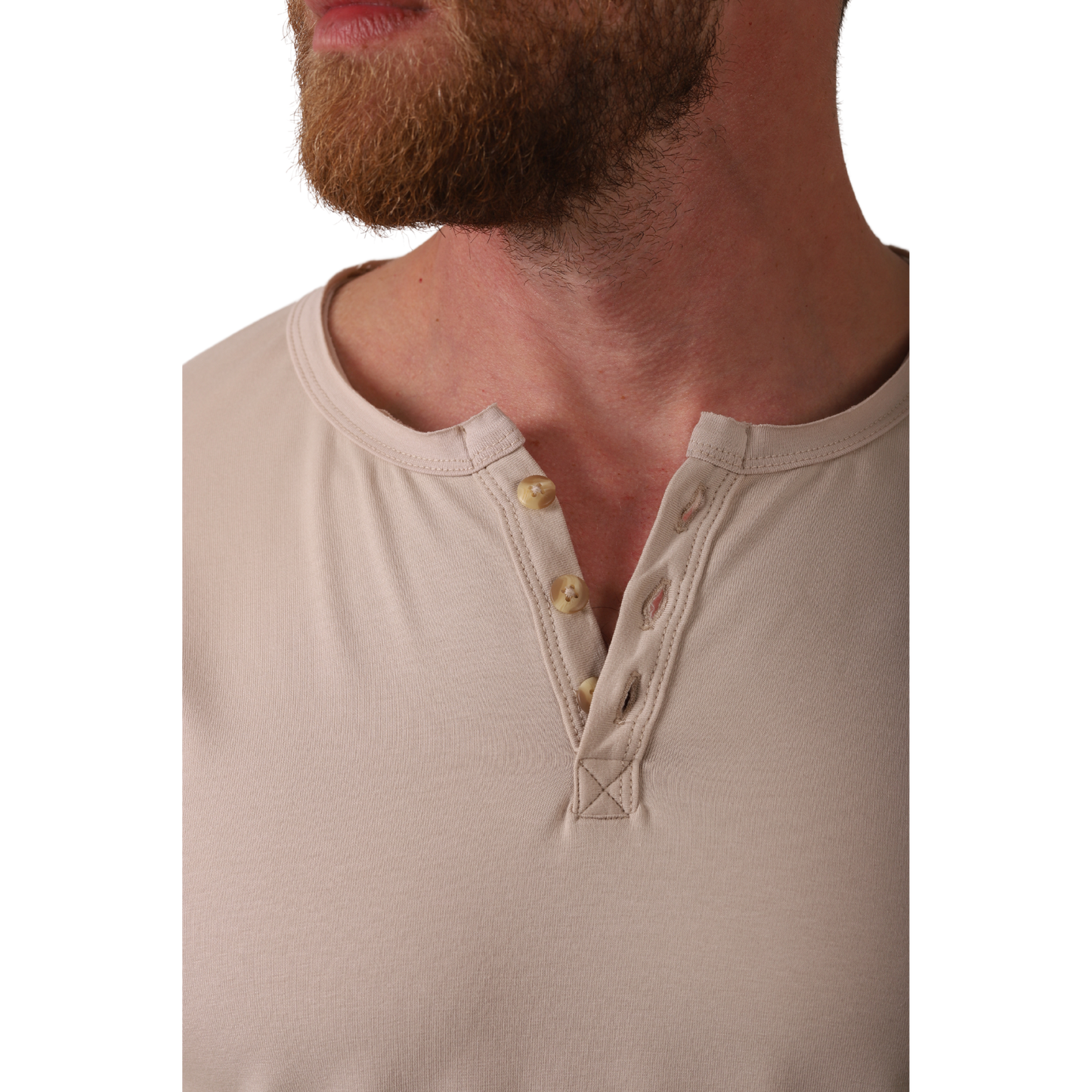 Beige Henley