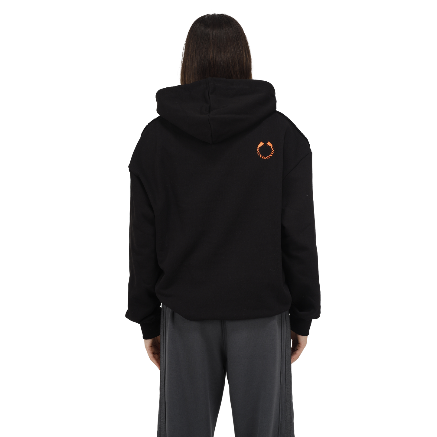 Night Oversized Hoodie (Orange Edition)