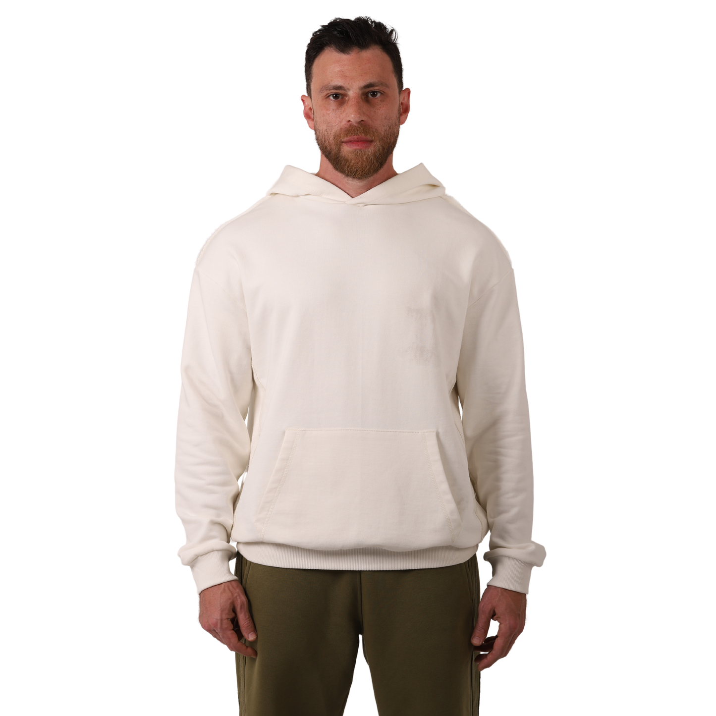 IVORY OVERSIZED HOODIE (Brown Edition)