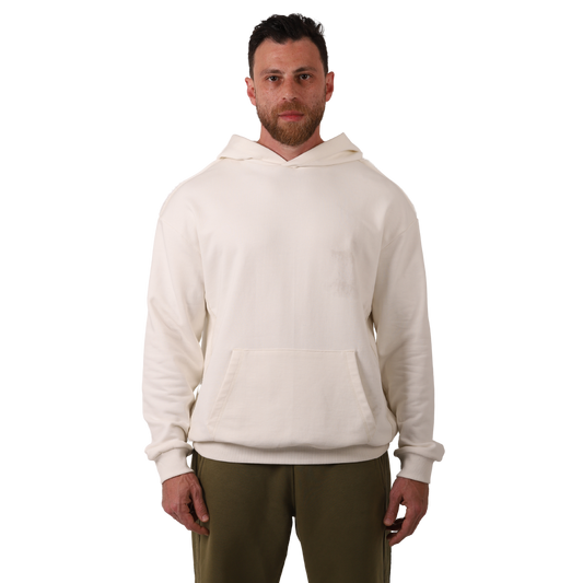 IVORY OVERSIZED HOODIE (Brown Edition)