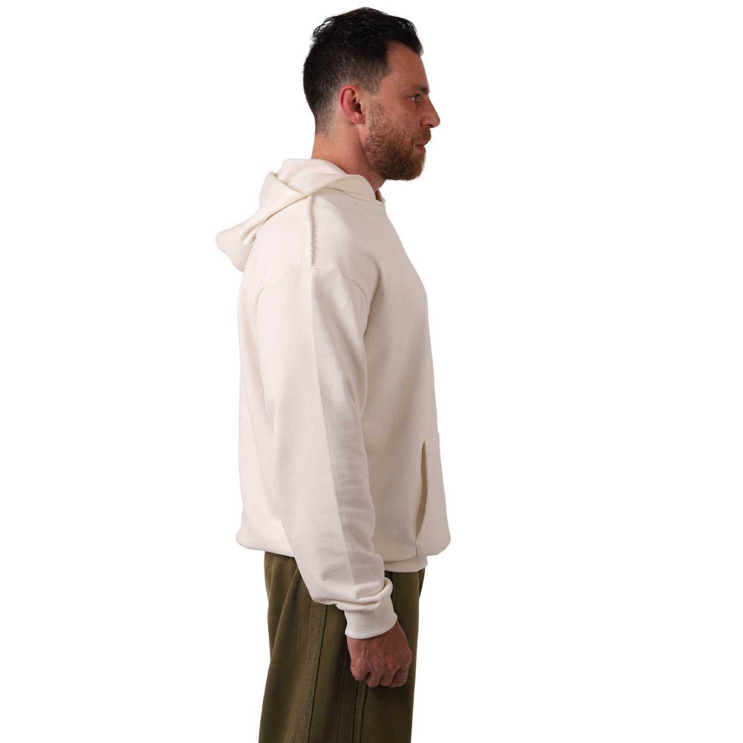 IVORY OVERSIZED HOODIE (Brown Edition)