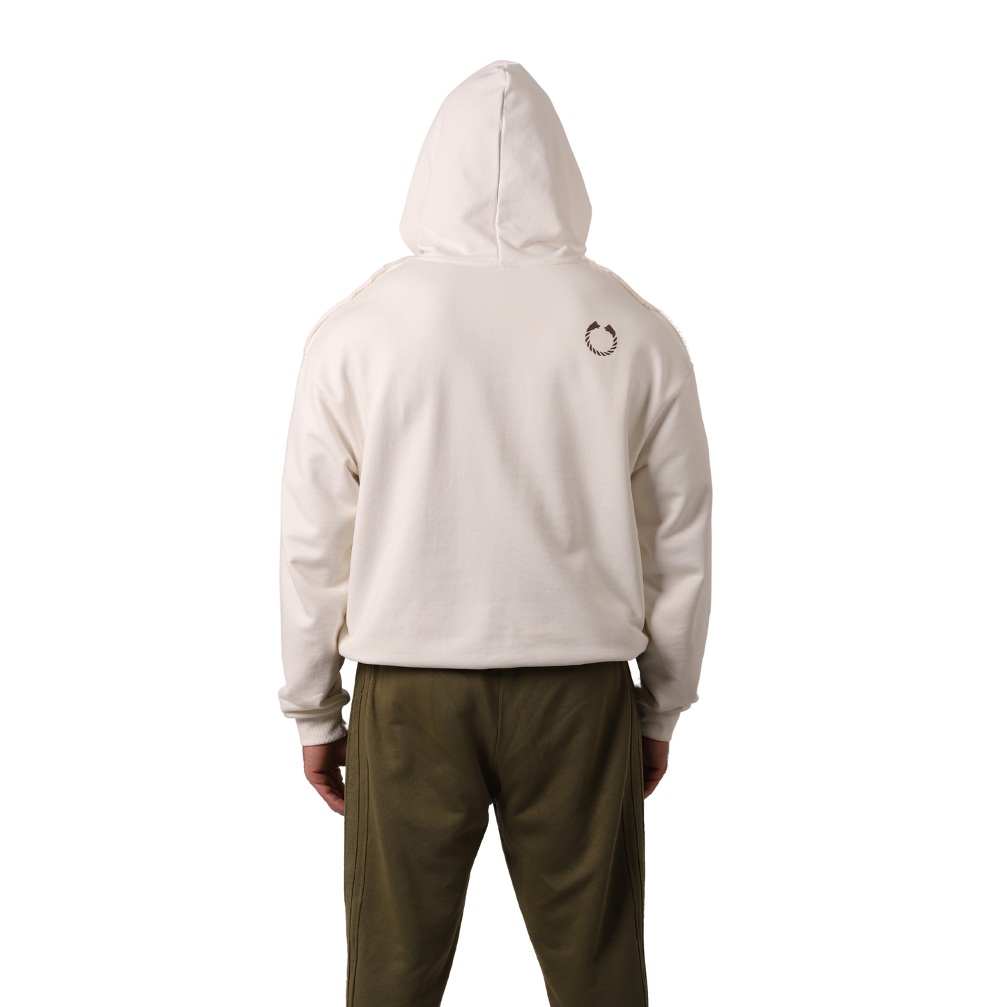 IVORY OVERSIZED HOODIE (Brown Edition)